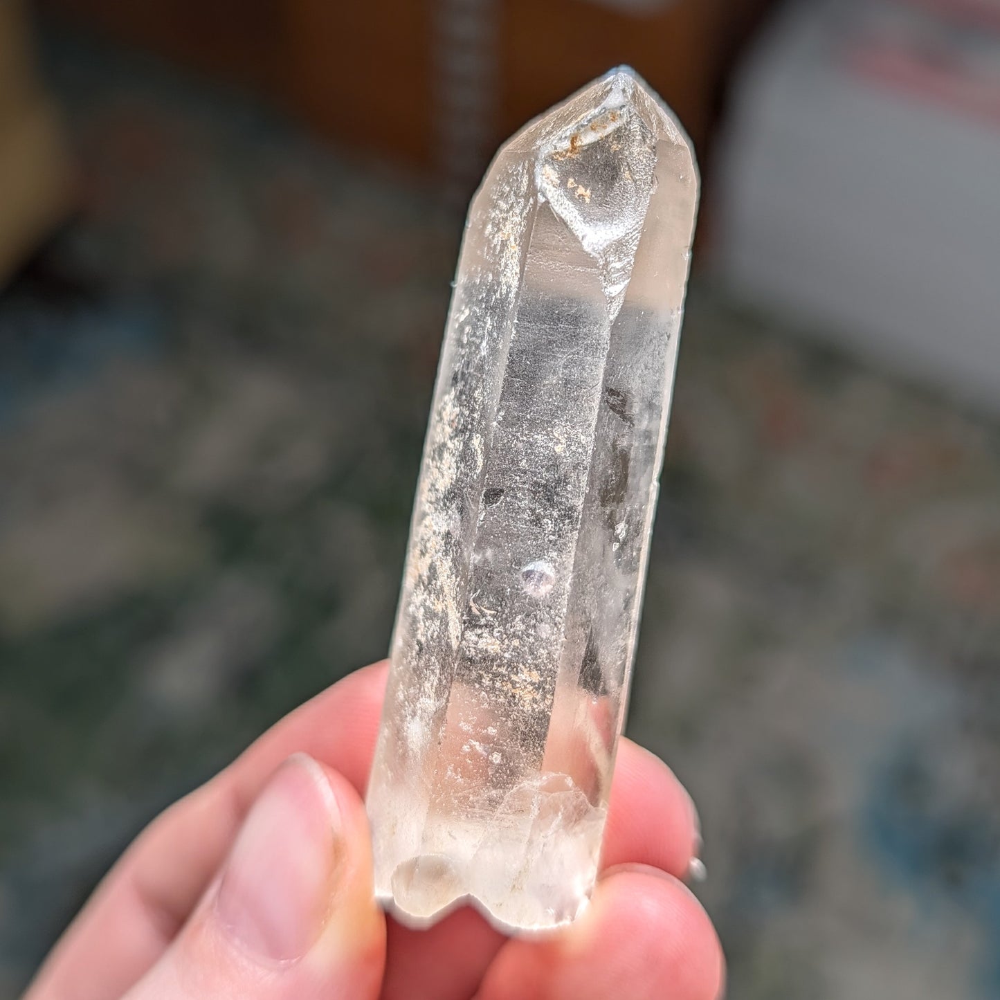 Rare Madagascar Fluorite in Quartz