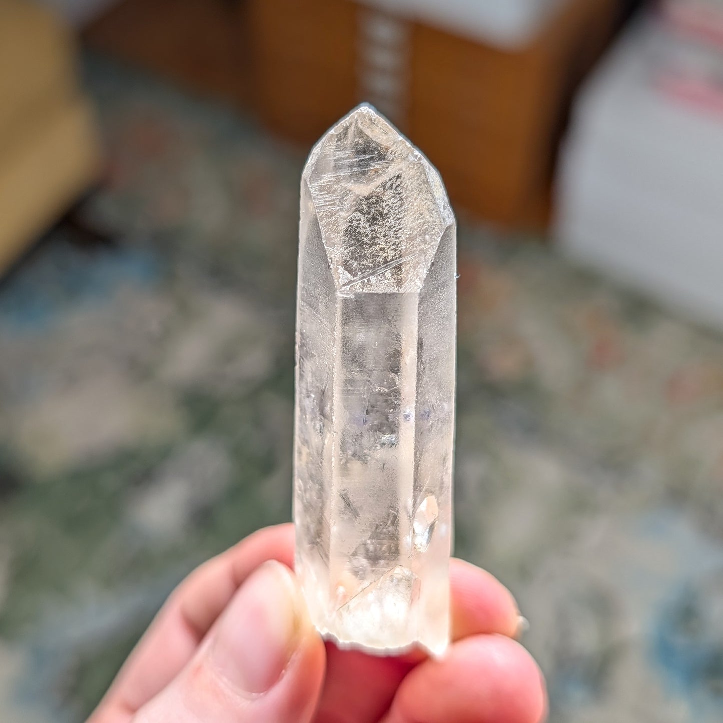 Rare Madagascar Fluorite in Quartz