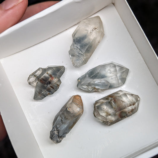 Blue Amphibole Quartz Lot