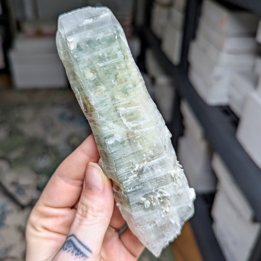 Tabular Chlorite and Sulphur Included Quartz