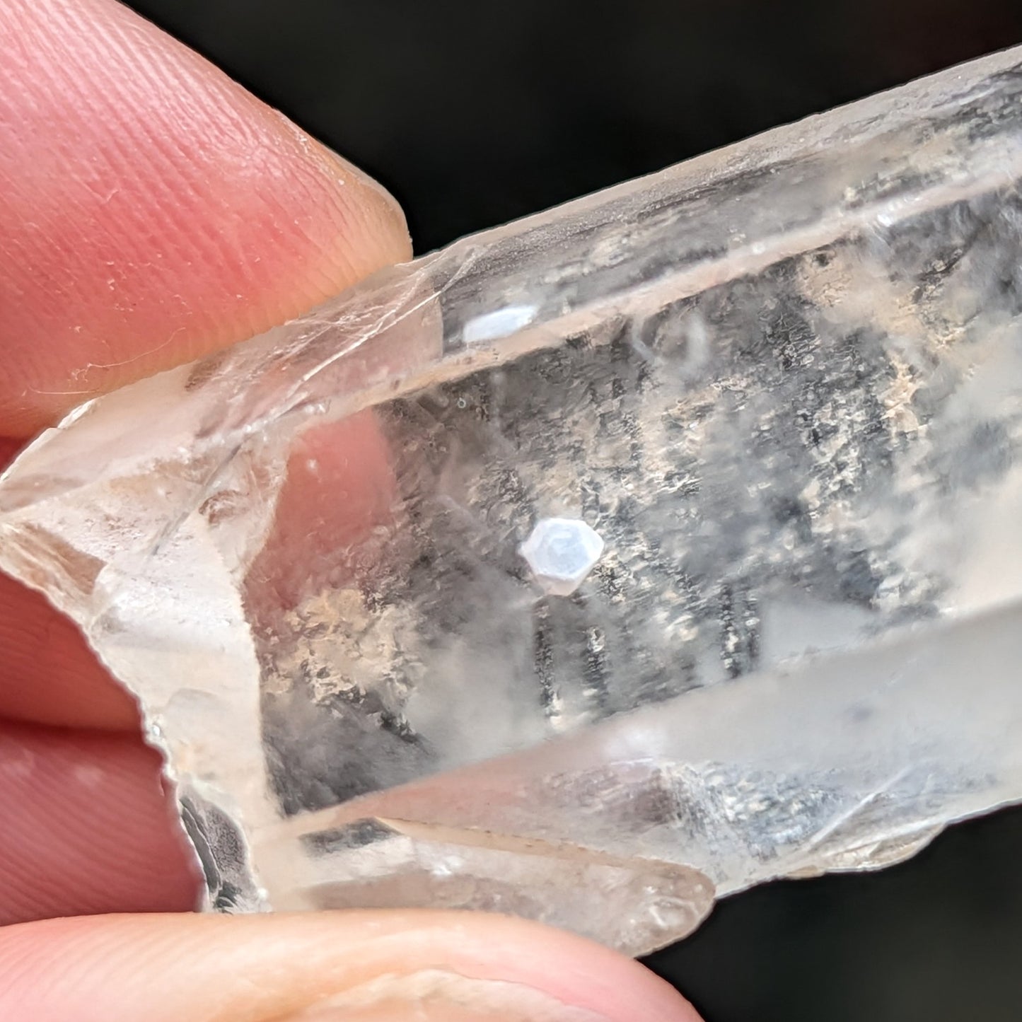 Rare Madagascar Fluorite in Quartz