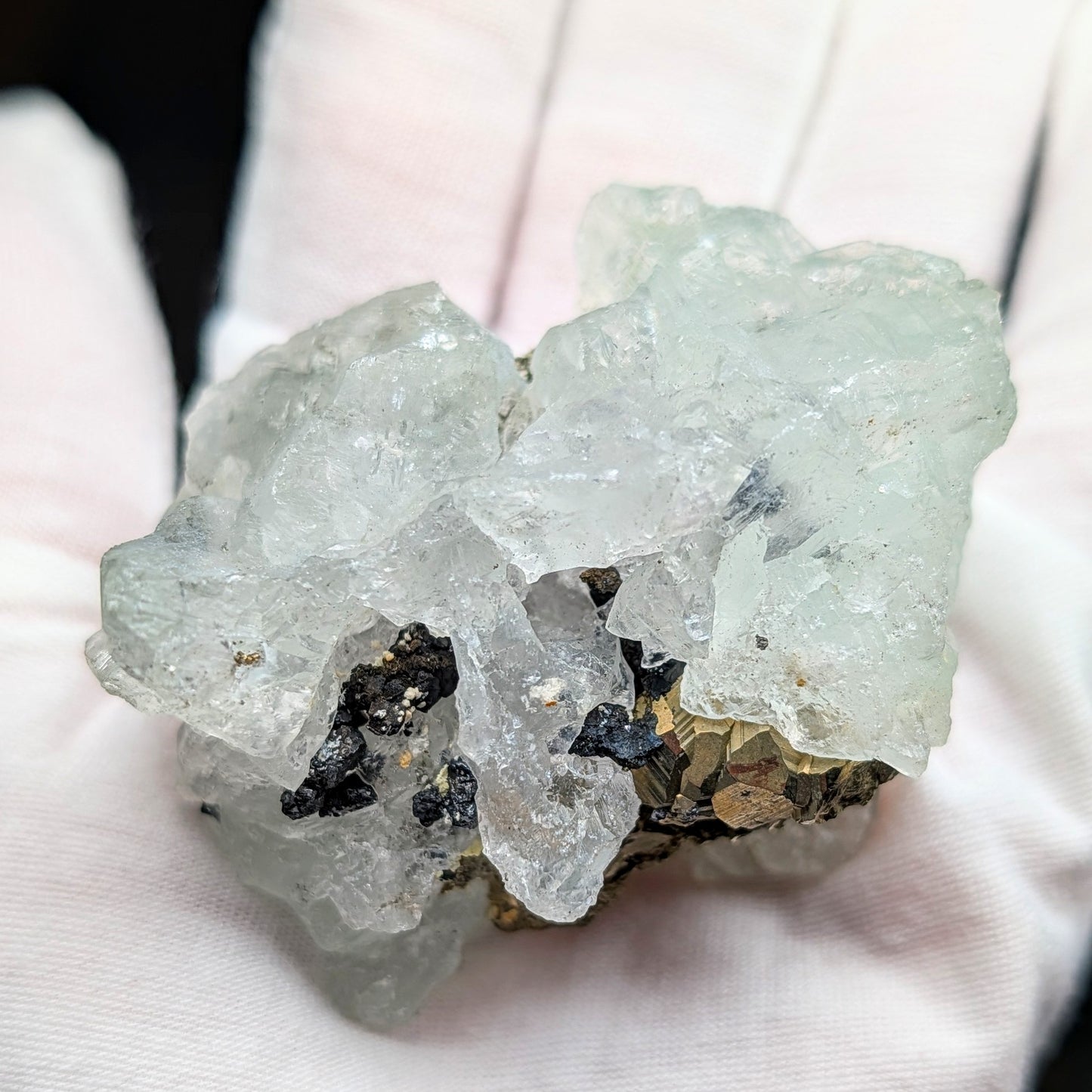 Huanzala Mine Fluorite w. Chalcopyrite, Sphalerite