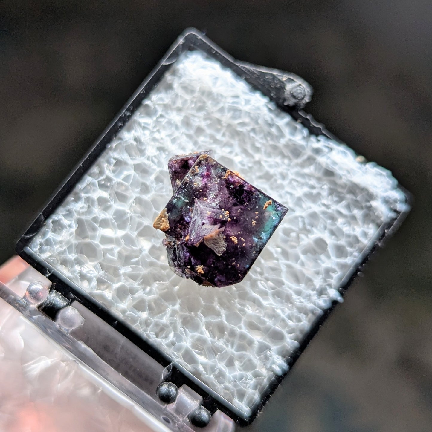 Okorusu Mine Fluorite Perky Box