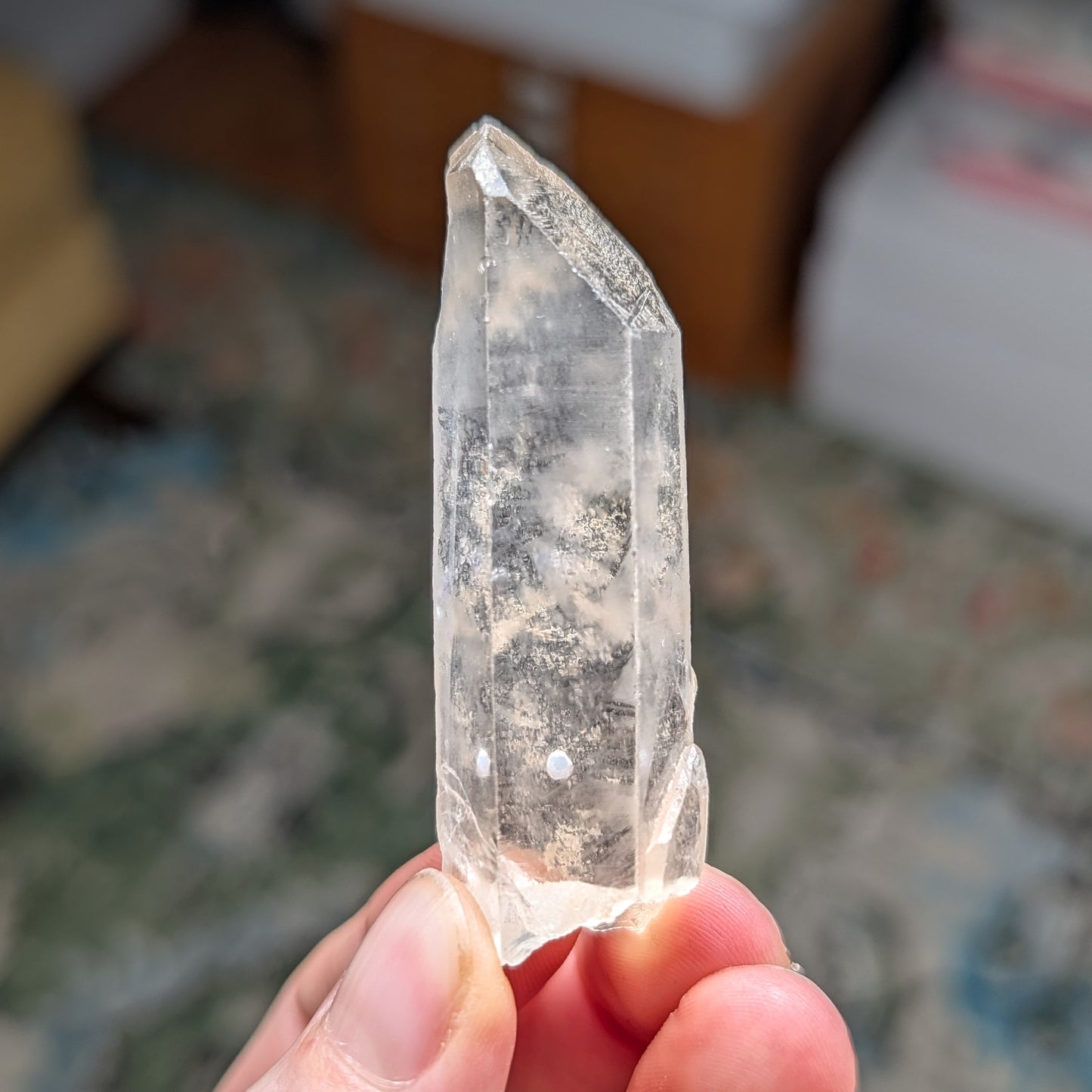 Rare Madagascar Fluorite in Quartz