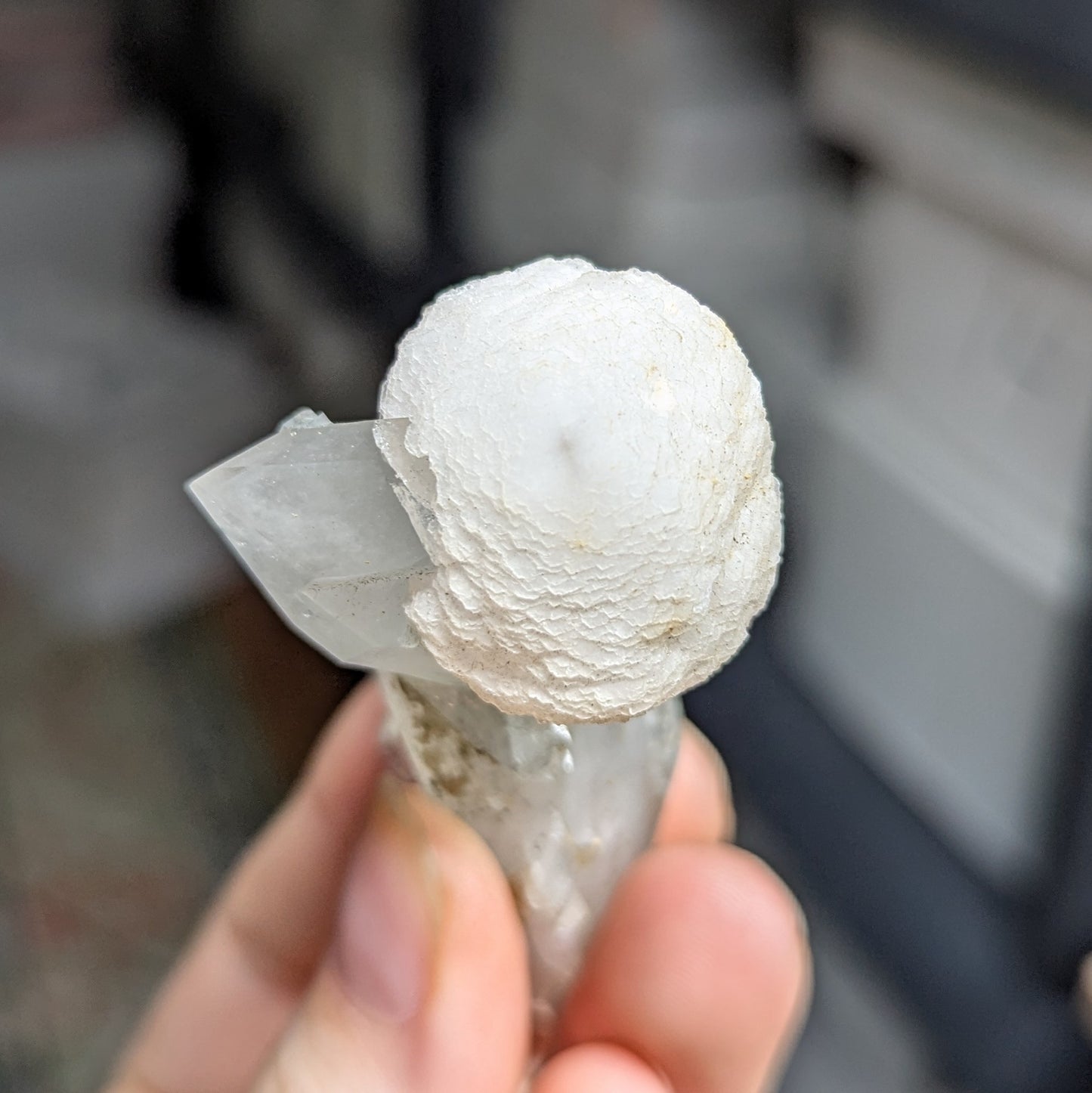 Yaogangxian Quartz with Fluorite and Calcite