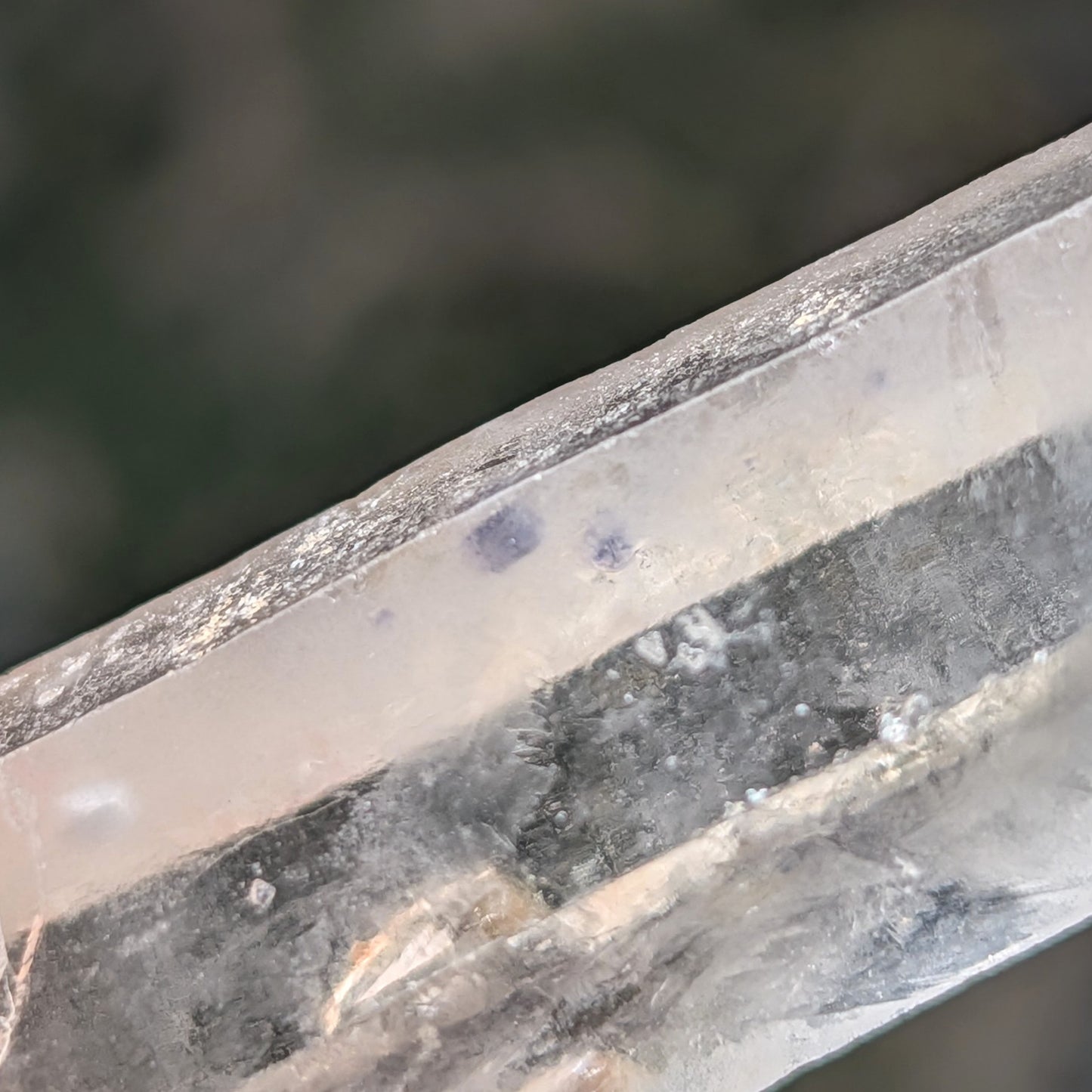 Rare Madagascar Fluorite in Quartz