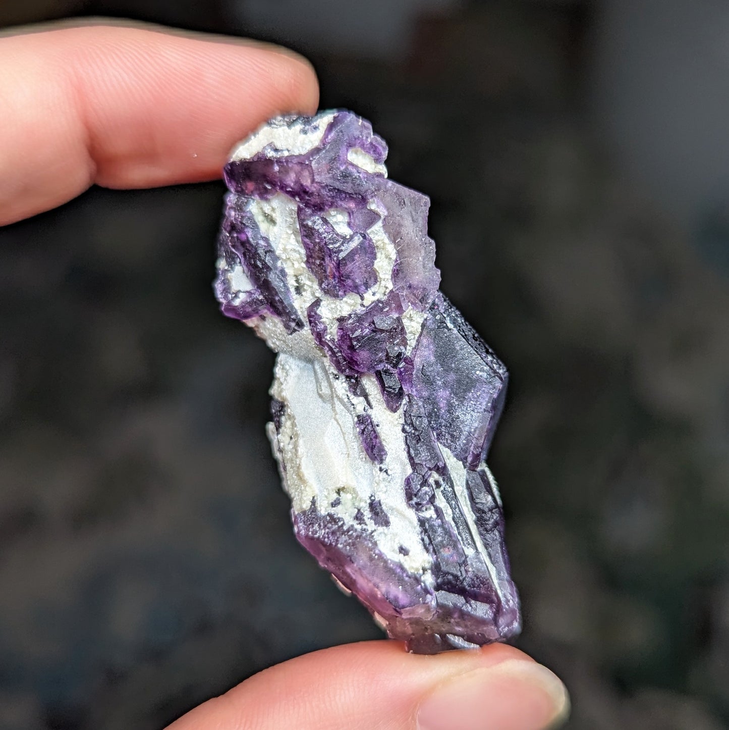Elongated Yindu Fluorite