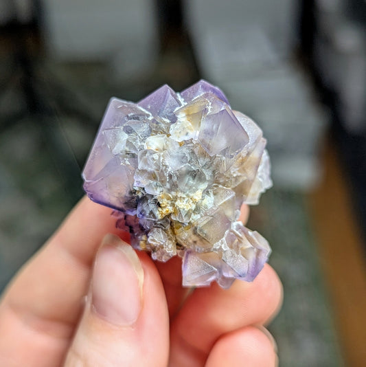 Huanggang Purple Fluorite