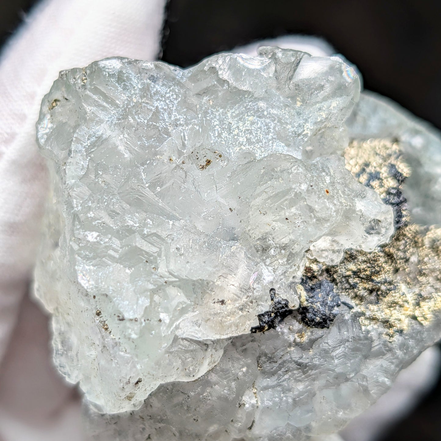 Huanzala Mine Fluorite w. Chalcopyrite, Sphalerite