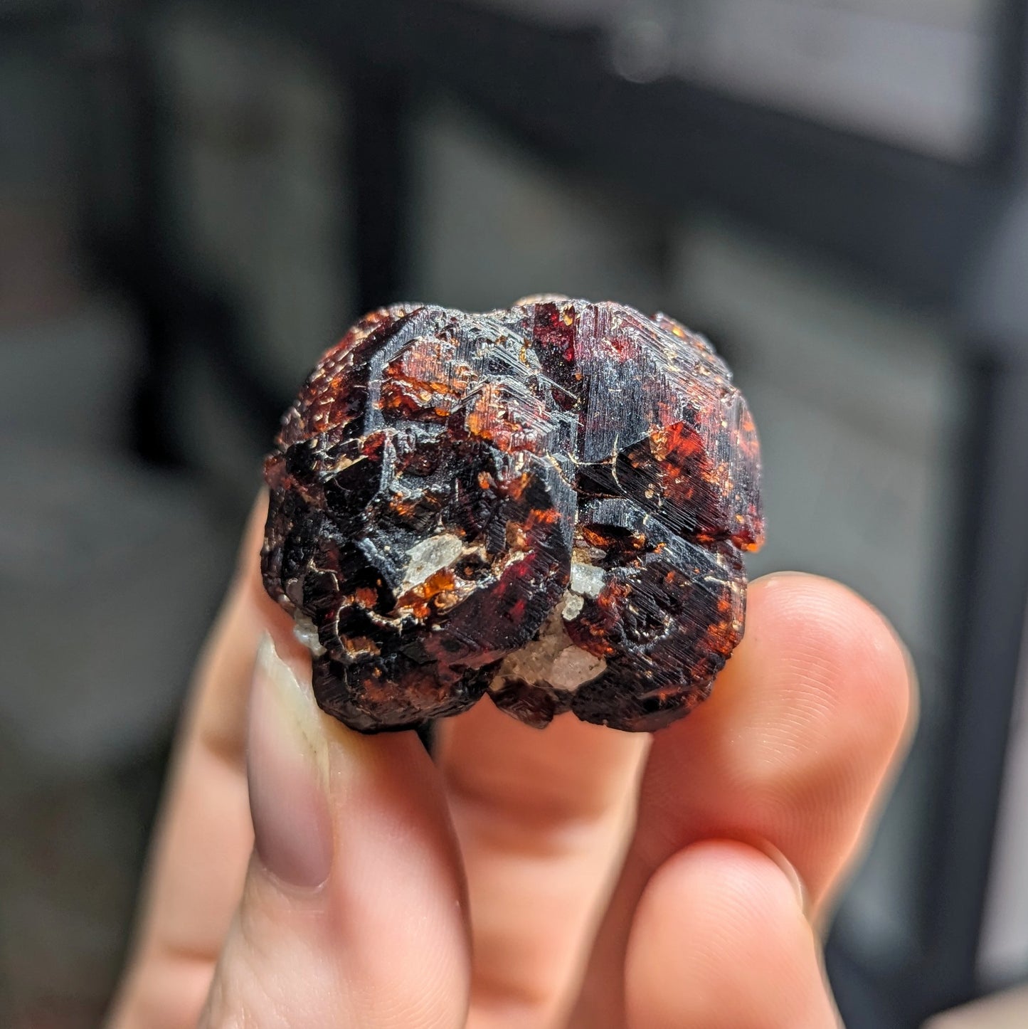 Etched Spessartine Garnet